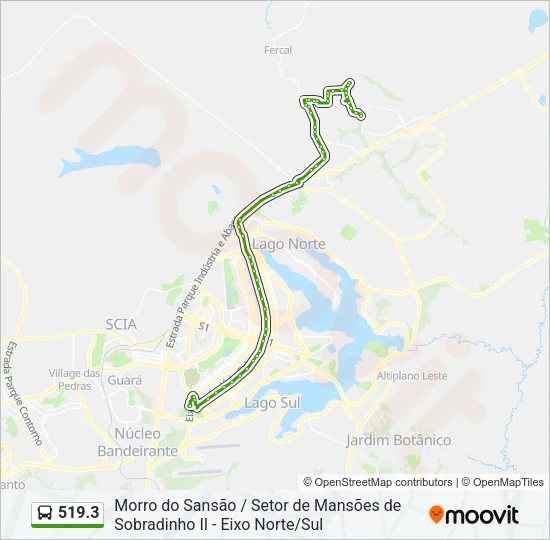 519.3 Bus Line Map