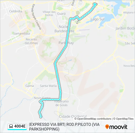 4004E Bus Line Map