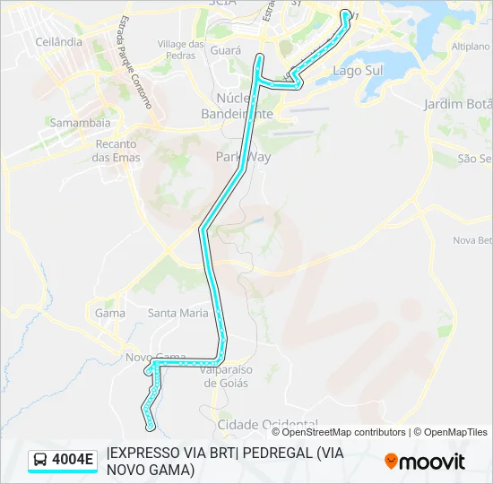 4004E Bus Line Map