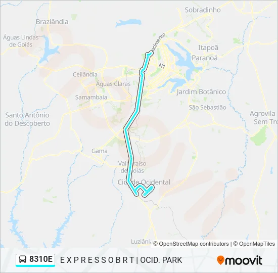 8310E Bus Line Map