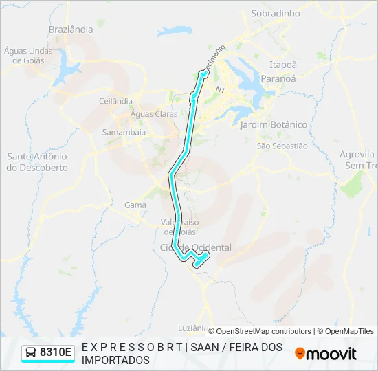8310E Bus Line Map