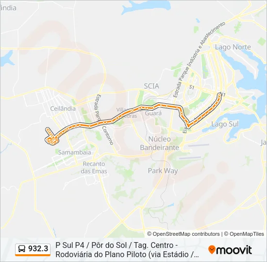 932.3 Bus Line Map
