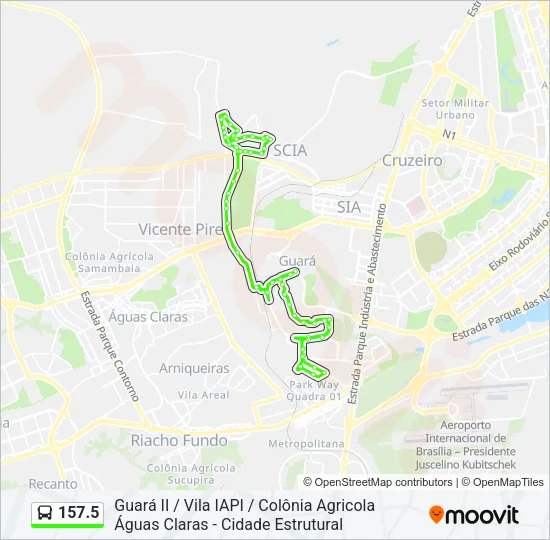 157.5 Bus Line Map