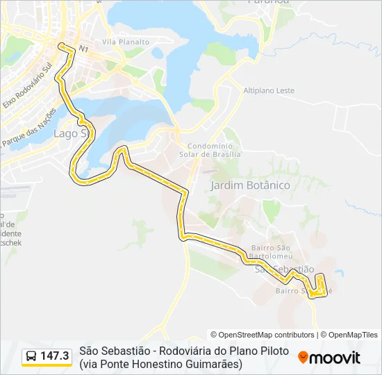 147.3 Bus Line Map