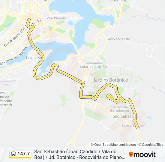 147.7 Bus Line Map
