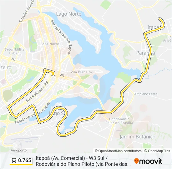0.765 Bus Line Map