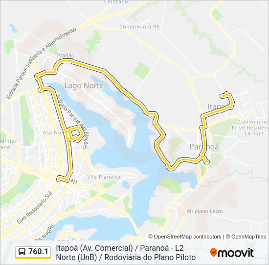 760.1 Bus Line Map