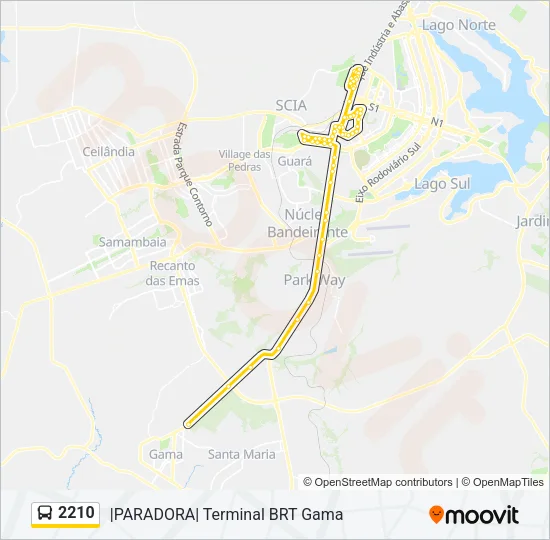 2210 Bus Line Map