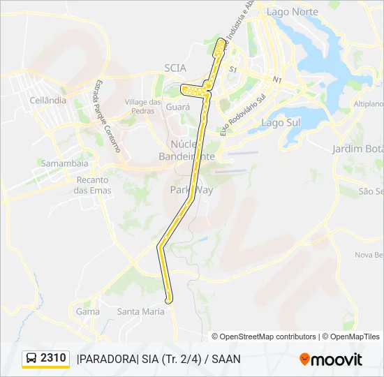 2310 Bus Line Map