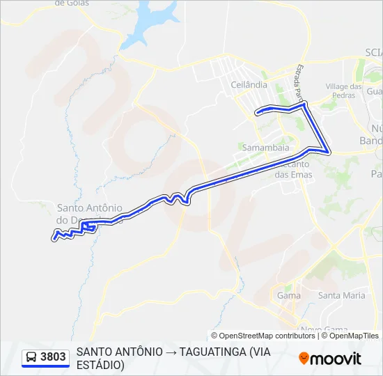 3803 Bus Line Map