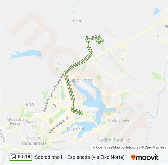 0.518 Bus Line Map