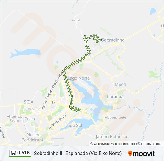 0.518 bus Line Map