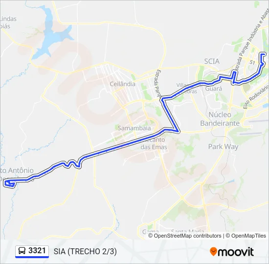 3321 Bus Line Map