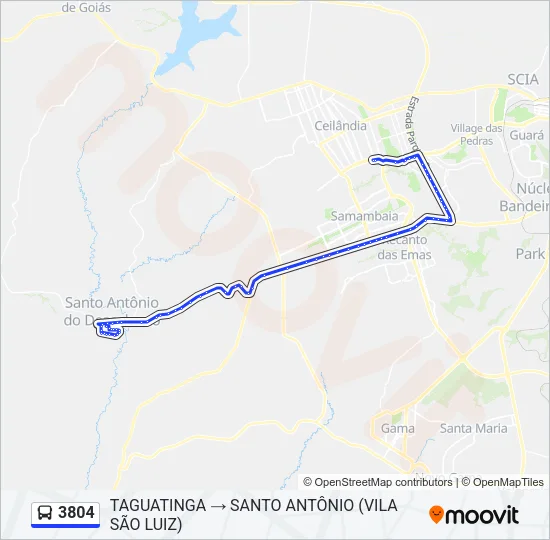 3804 Bus Line Map