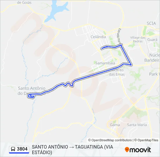 3804 Bus Line Map