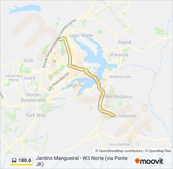 180.6 bus Line Map