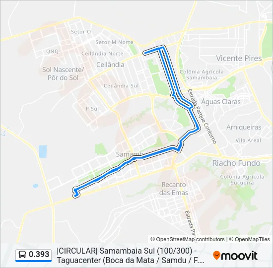 0.393 Bus Line Map