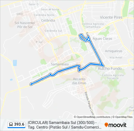 393.6 Bus Line Map