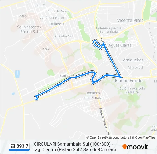 393.7 Bus Line Map