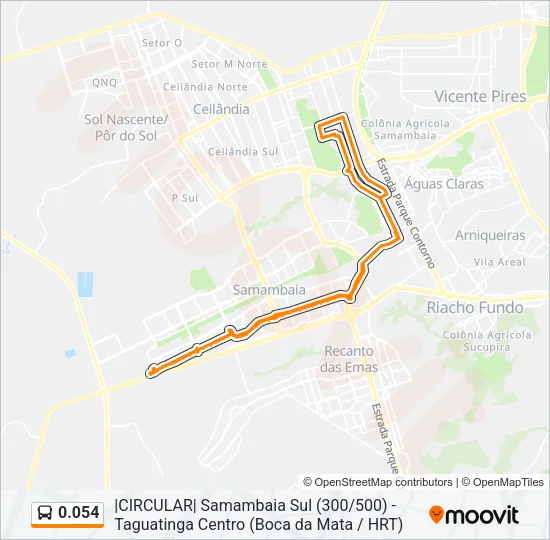 0.054 Bus Line Map