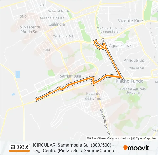 393.6 Bus Line Map