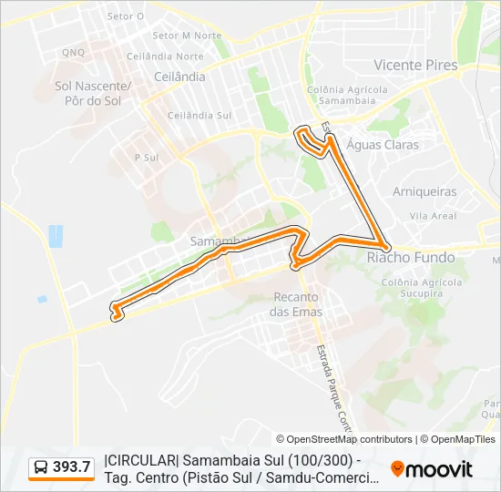 393.7 Bus Line Map