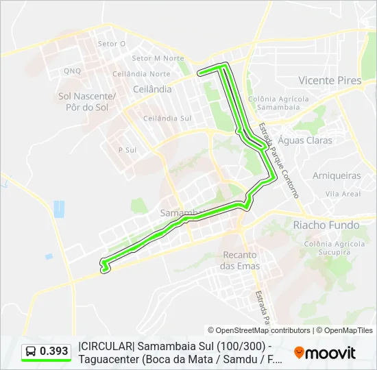 0.393 Bus Line Map