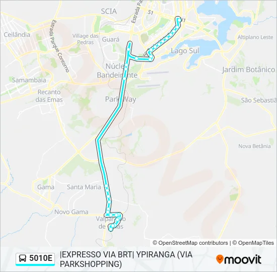 5010E Bus Line Map