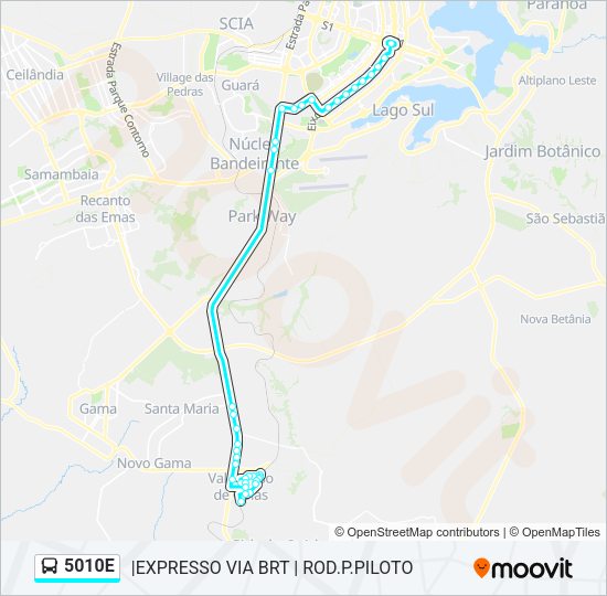 5010E Bus Line Map
