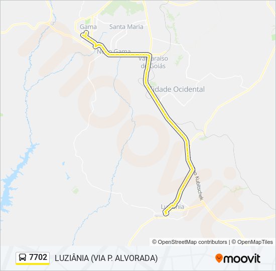 7702 bus Line Map