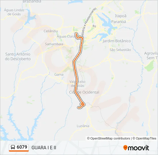 6079 Bus Line Map