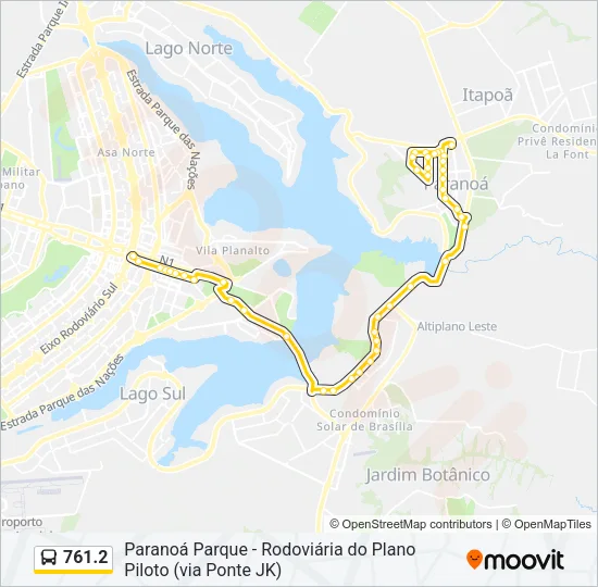 761.2 Bus Line Map