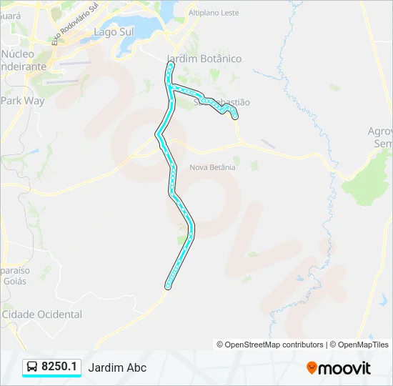 8250.1 Bus Line Map