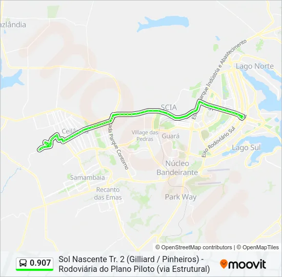 0.907 Bus Line Map