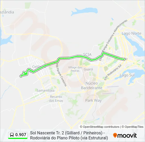 0.907 Bus Line Map