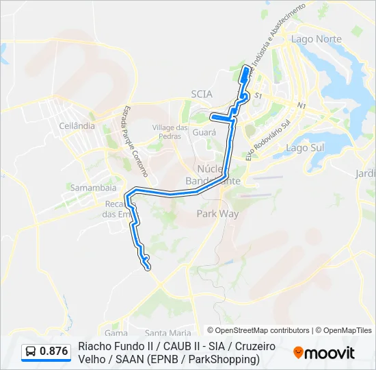 0.876 Bus Line Map