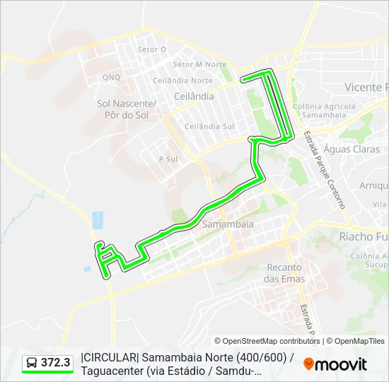 372.3 Bus Line Map