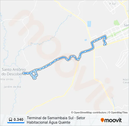 0.340 Bus Line Map