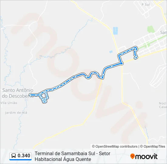 0.340 Bus Line Map