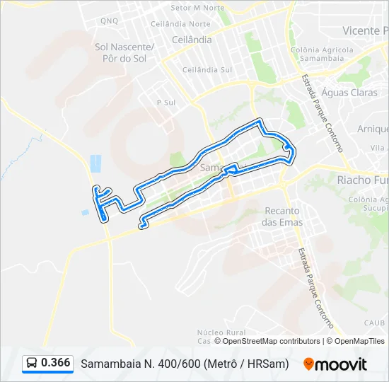 0.366 Bus Line Map