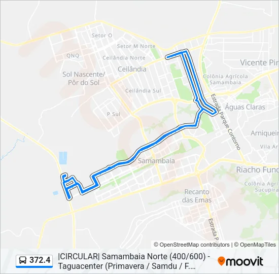 372.4 Bus Line Map