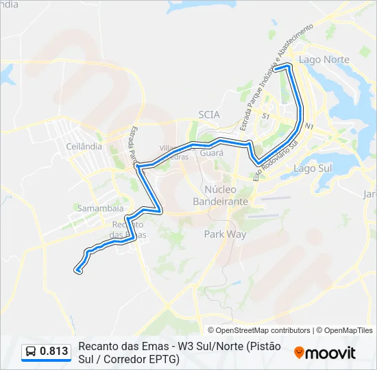 0.813 Bus Line Map