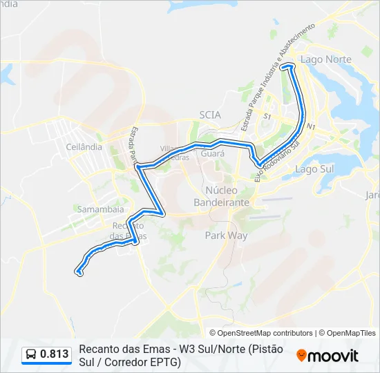 0.813 Bus Line Map