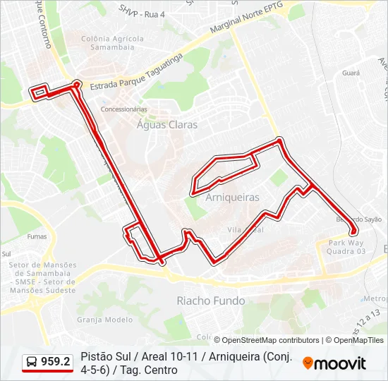 959.2 Bus Line Map