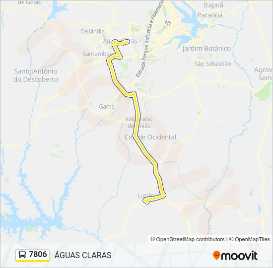 7806 Bus Line Map