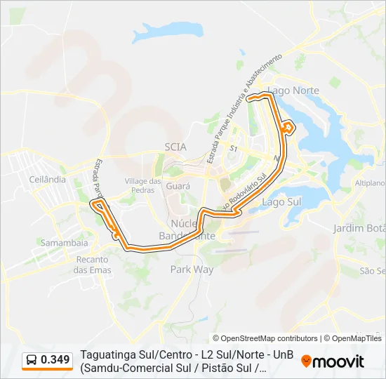 0.349 Bus Line Map