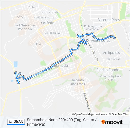 367.8 bus Line Map