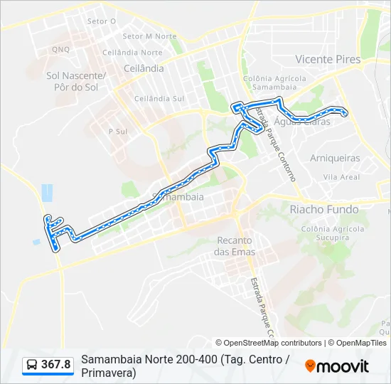 367.8 Bus Line Map