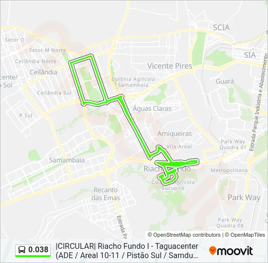 0.038 Bus Line Map