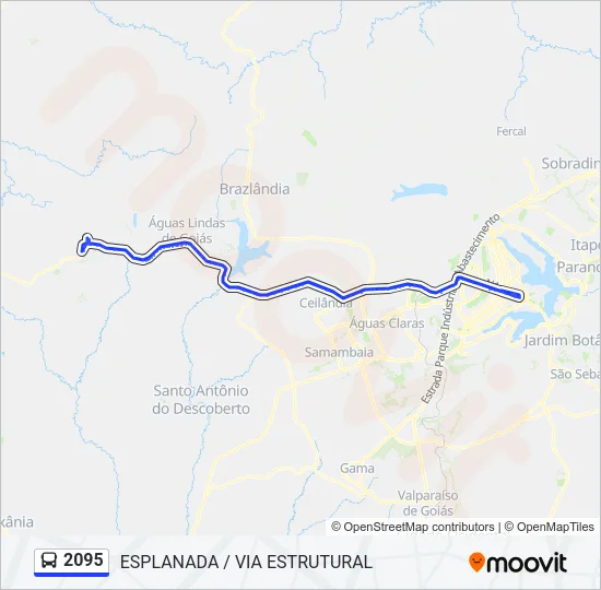 2095 Bus Line Map